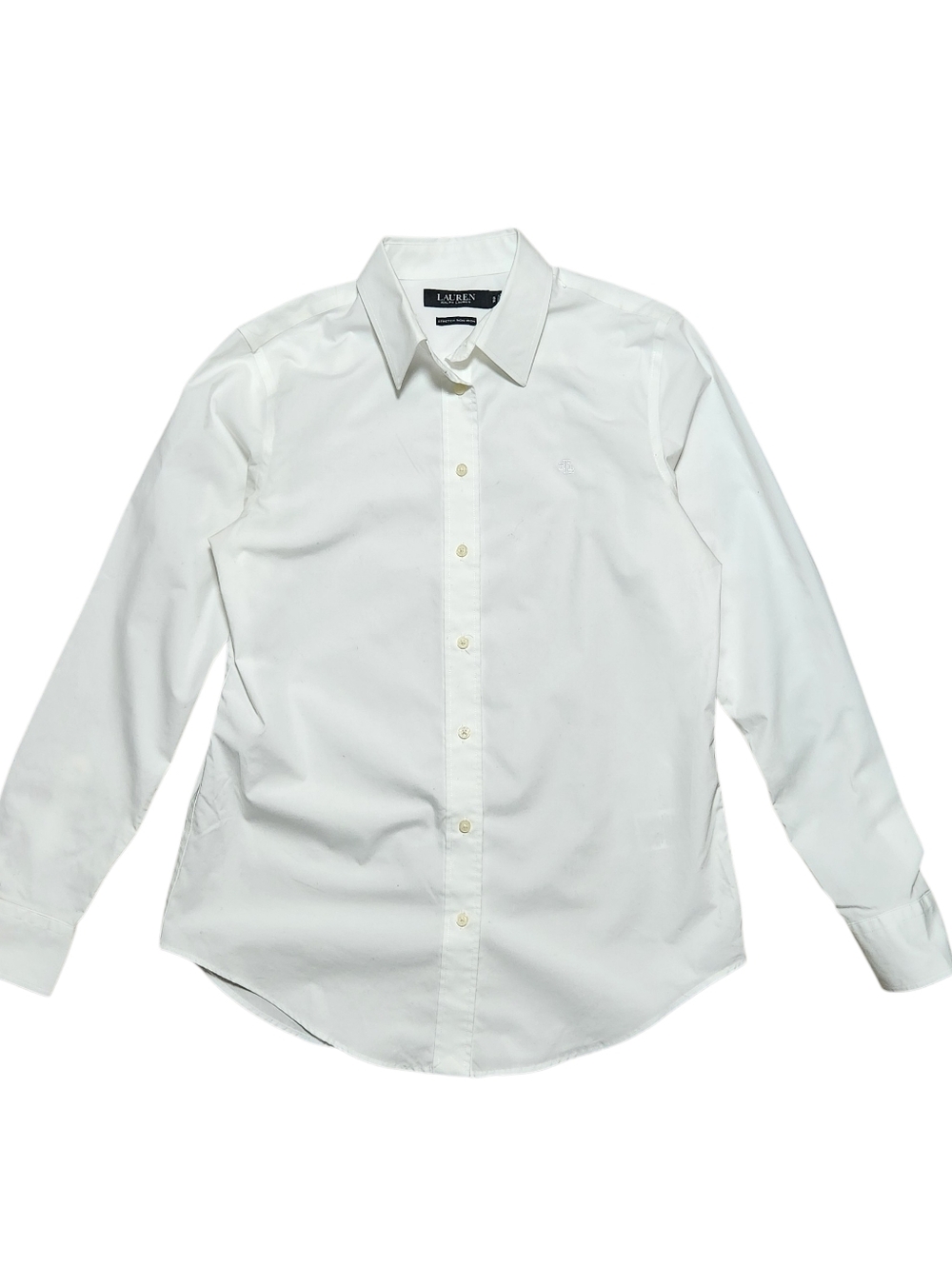 Lauren Ralph Lauren White Button-Down Shirt - Picture 3 of 13